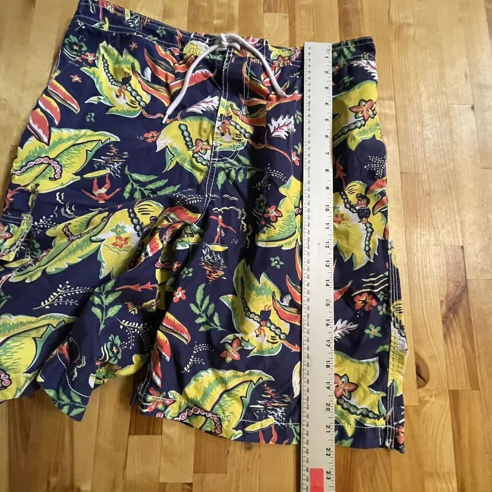 Vintage Polo Ralph Lauren Swim Shorts Trunks‎ Aloha Surfer Mens XL EUC